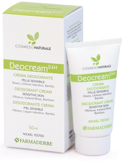 DEOCREAM CREMA DEODORANTE PELLI SENSIBILI 50 ML - pharmaluna