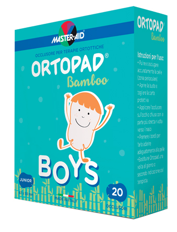 CEROTTO OCULARE PER ORTOTTICA ORTOPAD BOYS M 5,4X7,6 20 PEZZI - pharmaluna
