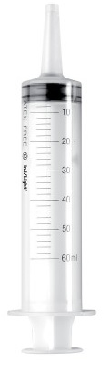 SIRINGA STERILE MONOUSO 60ML CONO CATETERE CENTRALE INJ-LIGHT SENZA AGO 1 PEZZO - pharmaluna