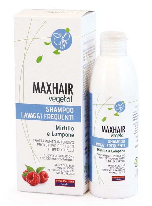 MAX HAIR VEGETAL SHAMPOO PER LAVAGGI FREQUENTI 200 ML - pharmaluna