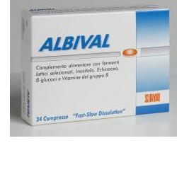 ALBIVAL PROBIOTICO 24 COMPRESSE - pharmaluna