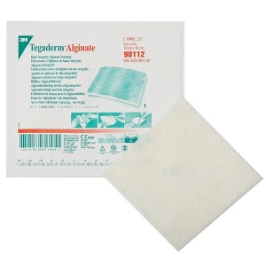 MEDICAZIONE IN ALGINATO TEGADERM ALGINATE ASSORBENTE 10X10 10 PEZZI - pharmaluna