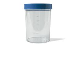 CONTENITORE PIC STERILE TRASPARENTE PER ANALISI DEI FLUIDI ORGANICI 100 ML TAPPO A VITE + ETICHETTA AUTOADESIVA - pharmaluna