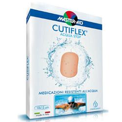MEDICAZIONE AUTOADESIVA TRASPARENTE IMPERMEABILE MASTER-AID CUTIFLEXMED 10X8 CM 5 PEZZI - pharmaluna