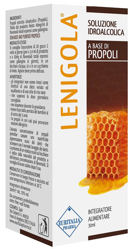 LENIGOLA SOLUZIONE IDROALCOLICA PROPOLI 30 ML - pharmaluna
