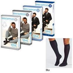 MAN SUPPORT 18 COTONE GAMBALETTO 18 BLU 1 - pharmaluna