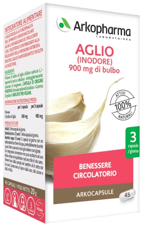 ARKO CAPSULE AGLIO 45 CAPSULE - pharmaluna
