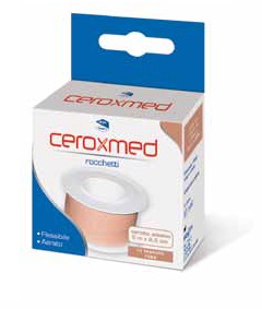 CEROTTO IN ROCCHETTO CEROXMED AERATO IN TESSUTO ROSA 500X2,50 CM 1 PEZZO - pharmaluna