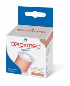 CEROTTO IN ROCCHETTO CEROXMED AERATO IN TESSUTO ROSA 500X5 CM 1 PEZZO - pharmaluna