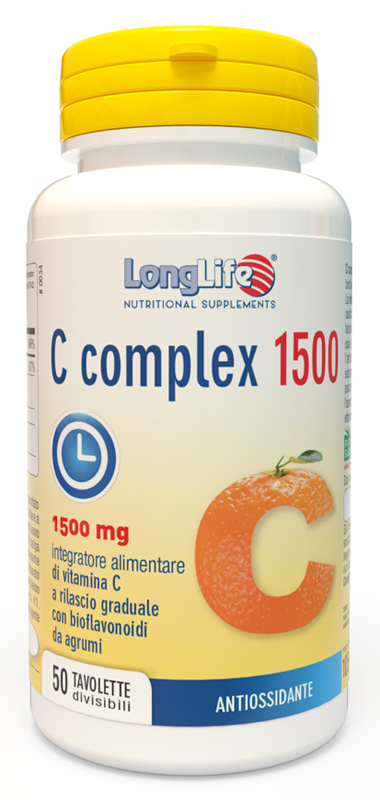 LONGLIFE C COMPLEX 1500 T/R 50 TAVOLETTE - pharmaluna