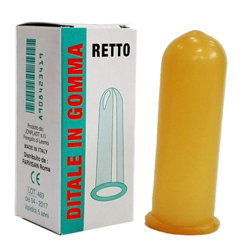 DITALE IN GOMMA RETTO 4 - pharmaluna