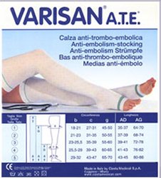 VARISAN ATE 18MMHG CALZA AUTOREGGENTE AG PA BIANCO 3 - pharmaluna