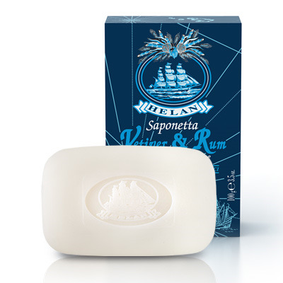 VETIVER & RUM SAPONETTA PROFUMATA 100 G - pharmaluna