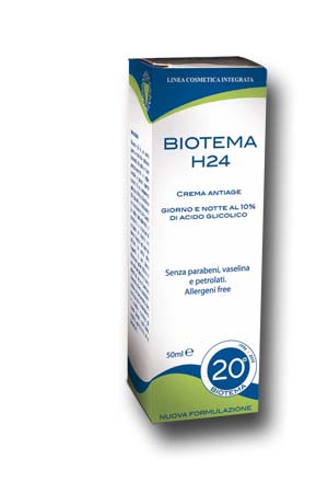 BIOTEMA H24 CREMA ACIDO GLICOLICO 10% 50 ML - pharmaluna