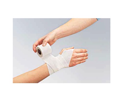 BENDA ELASTICA MEDICATA AUTOADESIVA FORTELAST PLUS CON OSSIDO DI ZINCO 10X450 CM - pharmaluna