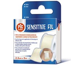 CEROTTO IN ROCCHETTO PIC SENSITIVE FIX SETA 5X500 CM CON FUSTELLA - pharmaluna