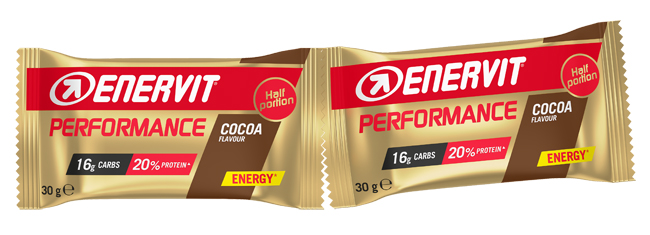ENERVIT SPORT PERFORMANCE BAR CACAO 2 X 30 G - pharmaluna
