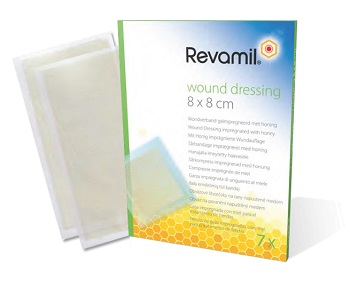 GARZA MEDICATA REVAMIL 8X8CM 7 PEZZI - pharmaluna