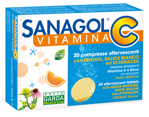 SANAGOL C 20 COMPRESSE EFFERVESCENTI - pharmaluna