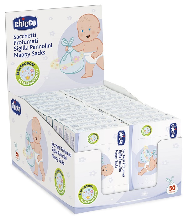 CHICCO SACCHETTI PROFUMATI PANNOLINI - pharmaluna