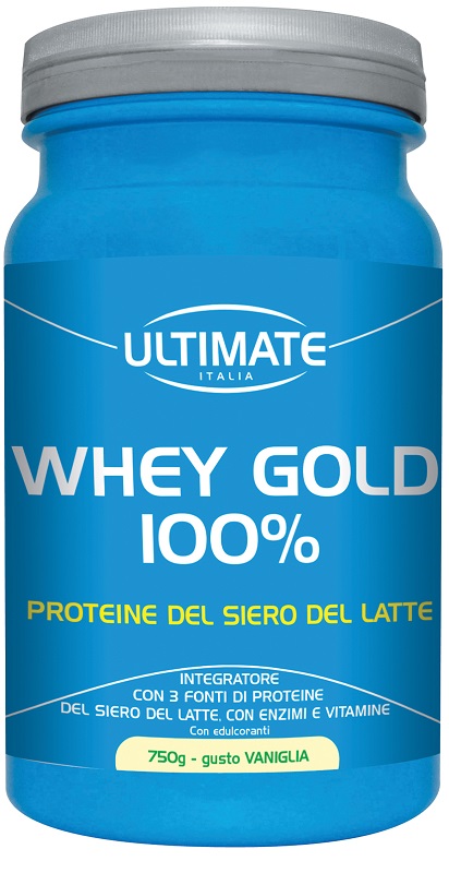 ULTIMATE WHEY GOLD 100 % VANIGLIA 750 G - pharmaluna