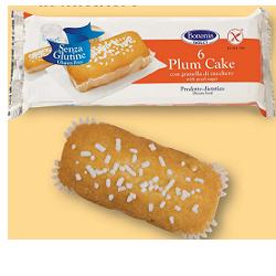 BONONIA PLUMCAKE CON GRANELLA DI ZUCCHERO SENZA GLUTINE 6 X 37 G - pharmaluna