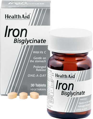 FERRO BISGLICINATO IRON BYSGLICINATE 30 COMPRESSE - pharmaluna