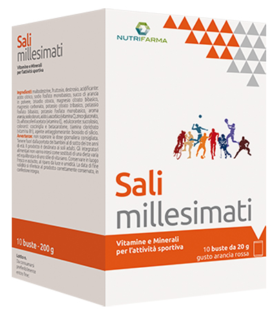 SALI MILLESIMATI 25 BUSTINE 20 G - pharmaluna