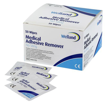 SALVIETTE REMOVER RIMUOVI ADESIVO SENZA ALCOOL 50 PEZZI - pharmaluna