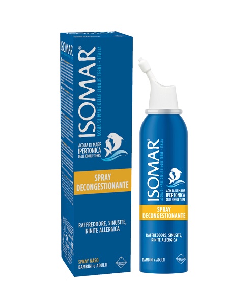 ISOMAR NASO CHIUSO SOLUZIONE ACQUA DI MARE IPERTONICA PER DECONGESTIONE NASO CHIUSO 50 ML - pharmaluna