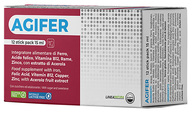 AGIFER 12 STICK 15 ML - pharmaluna