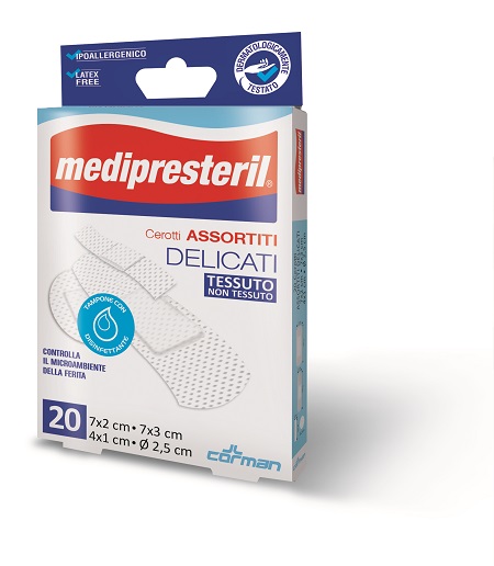 CEROTTO IN STRISCIA MEDIPRESTERIL DELICATO TNT 50X8CM - pharmaluna