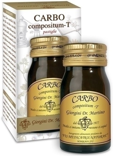 CARBO COMPOSITUM T 225 PASTIGLIE - pharmaluna