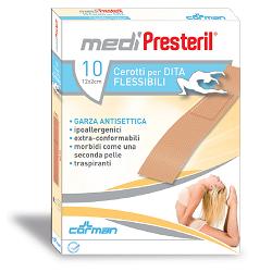 CEROTTO MEDIPRESTERIL DITA FLESSIBILE E RESISTENTE 10 PEZZI - pharmaluna