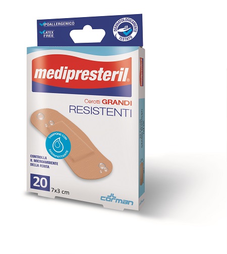 CEROTTO MEDIPRESTERIL RESISTENTI CONFEZIONE ASSORTITA 4 FORMATI 40 PEZZI - pharmaluna