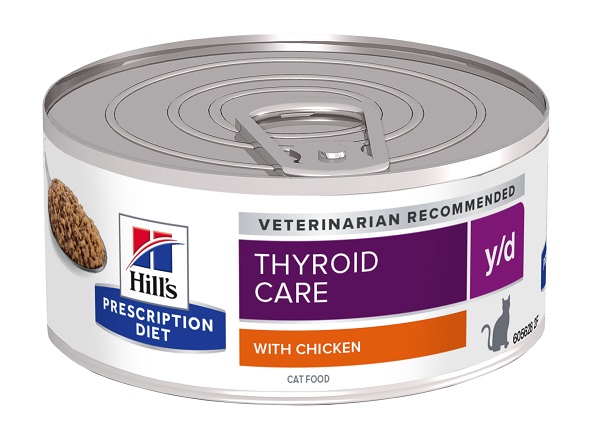 PRESCRIPTION DIET FELINE THYROID CARE Y/D 156 G - pharmaluna