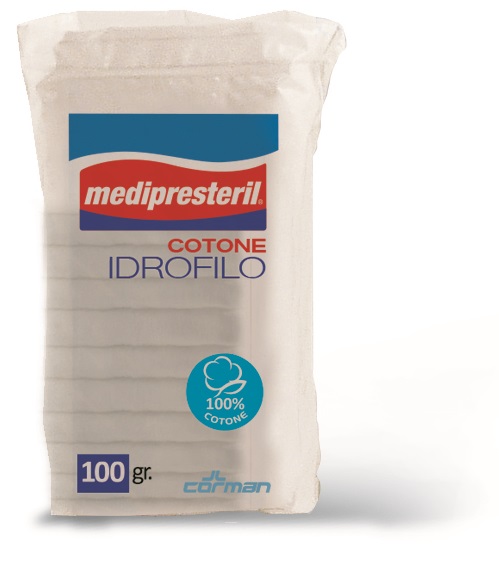 COTONE IDROFILO FU MEDIPRESTERIL CONFEZIONE DA 100GRAMMI - pharmaluna