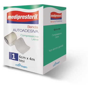BENDA ADESIVA MEDIPRESTERIL 6X400CM - pharmaluna