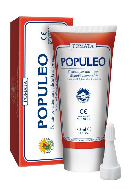 POPULEO POMATA EMORROIDI 50 ML - pharmaluna