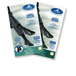 CALZA UOMO COTONE 70 DENARI  GRANDE BLU - pharmaluna