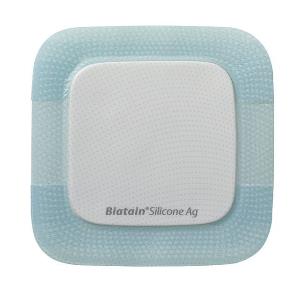 MEDICAZIONE BIATAIN IN SCHIUMA DI POLIURETANO A RILASCIO DI ARGENTO CON BORDO ADESIVO IN SILICONE 12,5X12,5 CM 5 PEZZI - pharmaluna