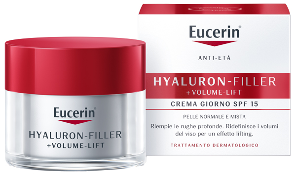 EUCERIN HYALURON FILLER VOLUME GIORNO PELLE NORMALE MISTA 50 ML - pharmaluna