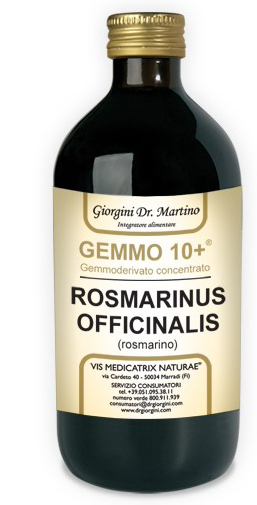 GEMMO 10+ ROSMARINO LIQUIDO ANALCOLICO 500 ML - pharmaluna