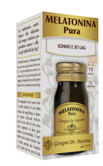 MELATONINA PURA 75 PASTIGLIE - pharmaluna