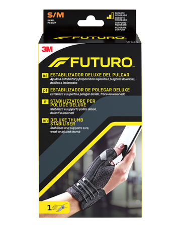 STABILIZZATORE PER POLLICE FUTURO NERO LARGE/EXTRA LARGE 1 PEZZO - pharmaluna