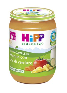 HIPP BIO HIPP BIO PAPPA PRONTA PAST TRIS DI VERDURE 190 G - pharmaluna