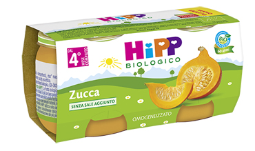 HIPP BIO HIPP BIO OMOGENEIZZATO ZUCCA 2X80 G - pharmaluna