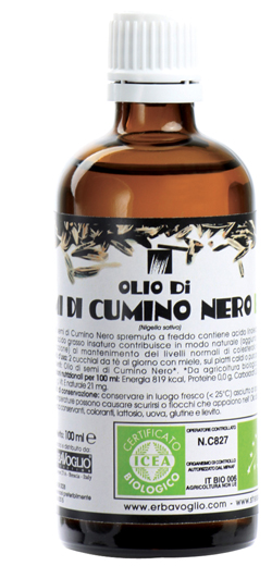 OLIO SEMI CUMINO NERO BIOLOGICO - pharmaluna
