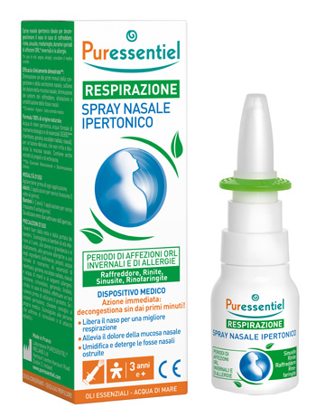 SPRAY NASALE IPERTONICO PURESSENTIEL 15 ML - pharmaluna