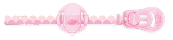 CHICCO CLIP SALVASUCCHIETTO ROSA 1 PEZZO - pharmaluna